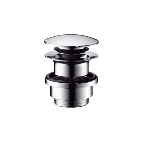 Korek automatyczny HANSGROHE PUSH OPEN do umywalki, klik klak, chrom 50100000