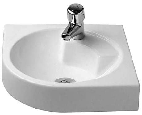 Umywalka DURAVIT ARCHITEC 63.5x54cm, narożna, bez przelewu, biała 0448450000