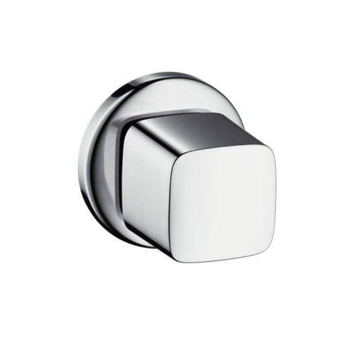 Zawór odcinający HANSGROHE METRIS el.zew., pokrętło kwadratowe, chrom 31677000
