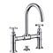Bateria umywalkowa AXOR MONTREUX z mostkiem nikiel szczotkowany 16510820