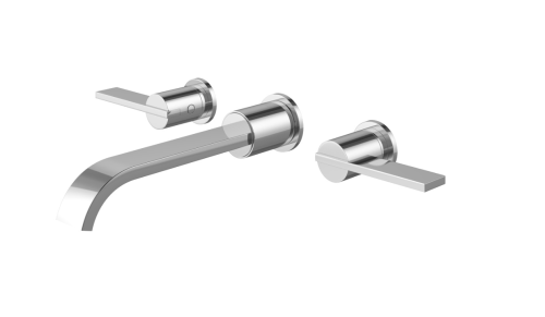 Bateria umywalkowa KOHLMAN DEXAME podtynkowa, wylewka 21cm, pokrętła chrom QW193D