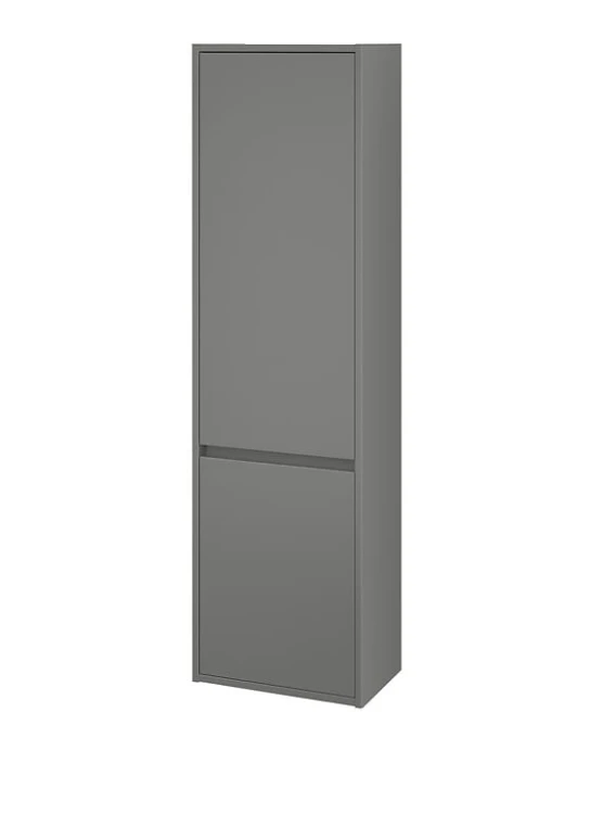 Słupek wiszący CERSANIT CREA 40/25 z drzwiczkami, szary mat S924-025