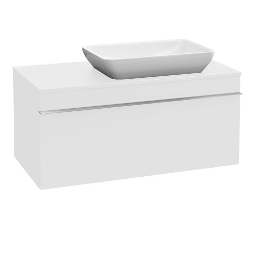 Szafka podumywalkowa VILLEROY&BOCH VENTICELLO 957x436x502mm, z uchwytem, umyw. z prawej strony GLOSSY WHITE A94801DH