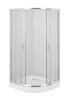 Kabina półokrągła DEANTE FUNKIA 90cm, szkło transparentne R=55, chrom KYP 051K