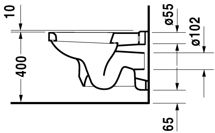 Miska wisząca WC DURAVIT 1930 biała 0182090000