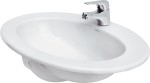 Umywalka blatowa CERSANIT GAMMA 63x47,5cm, biała K11-0012
