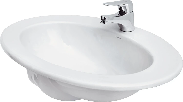 Umywalka blatowa CERSANIT GAMMA 63x47,5cm, biała K11-0012