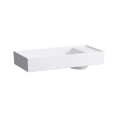 Umywalka KARTELL BY LAUFEN 75x35cm, biała H8123320001111