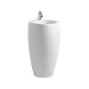 Umywalka LAUFEN ALESSI 53x90 zintegrowany postument ,przelew clou, LCC, biała H8119724001041