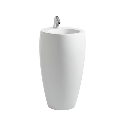 Umywalka LAUFEN ALESSI 53x90 zintegrowany postument ,przelew clou, LCC, biała H8119724001041