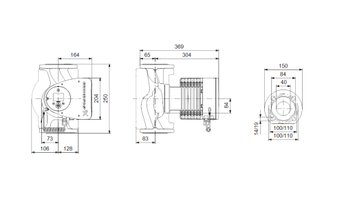 Pompa obiegowa GRUNDFOS MAGNA 3 40-120F, korpus 250mm 97924270
