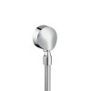 Przyłacze węża HANSGROHE FIXFIT E z przegubem kulowym i zaworem zwrotnym, chrom 27505000