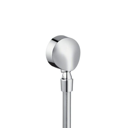 Przyłacze węża HANSGROHE FIXFIT E z przegubem kulowym i zaworem zwrotnym, chrom 27505000