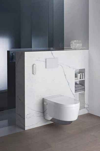 Toaleta myjąca GEBERIT AquaClean MERA Comfort WC z funkcją higieny intymnej, chrom 146.212.21.1