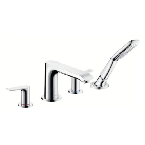 Bateria wannowa HANSGROHE METRIS E2 4-otworowa, el. zewnętrzny, chrom 31442000