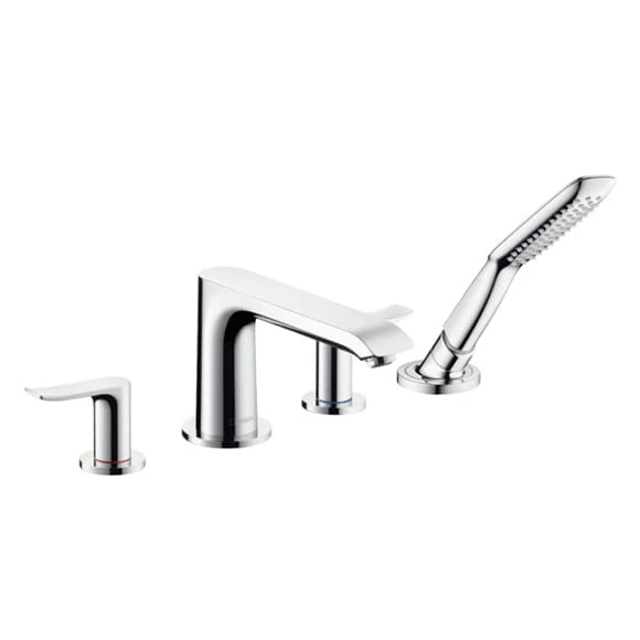 Bateria wannowa HANSGROHE METRIS E2 4-otworowa, el. zewnętrzny, chrom 31442000
