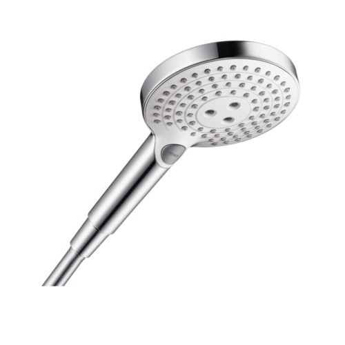 Słuchawka natryskowa HANSGROHE RAINDANCE SELECTS 120 3jet, EcoSmart, chrom/biała 26531400