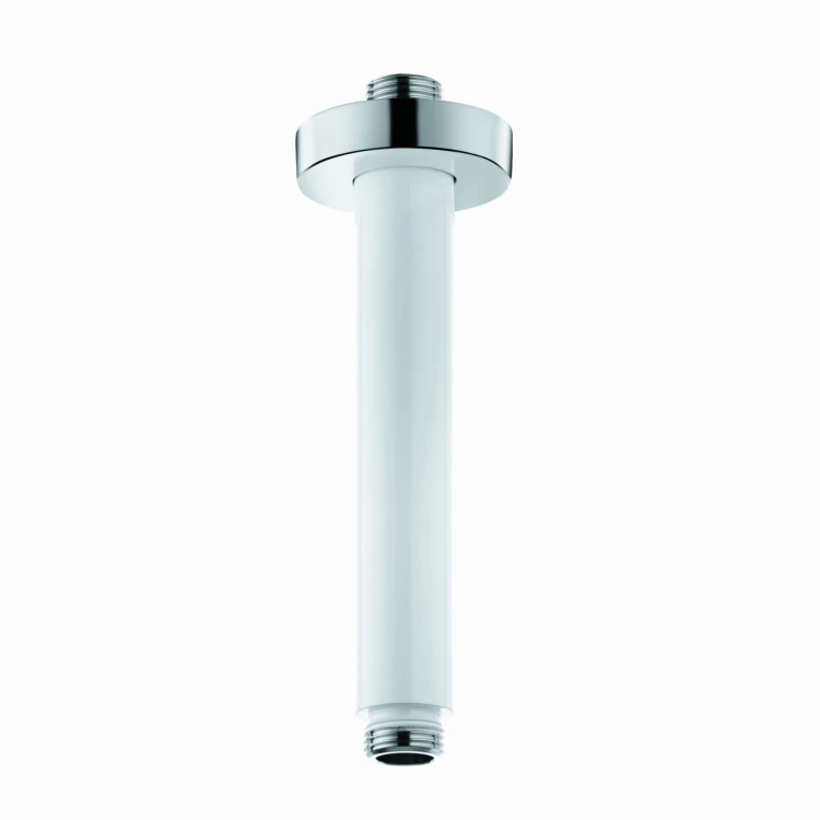 Ramie natrysku KLUDI A-QA 150mm 1/2 Sufitowe okrągłe (rozeta okrągła) biały/chrom 6651591-00