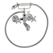 Bateria wannowa KLUDI ADLON z zestawem natryskowym, mosiądz 514414520