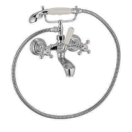 Bateria wannowa KLUDI ADLON z zestawem natryskowym, mosiądz 514414520