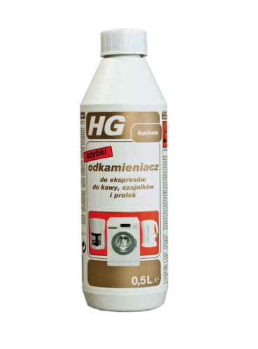 Odkamieniacz HG do ekspresów do kawy, czajników i pralki 500ml 174050129