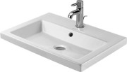 Umywalka nablatowa DURAVIT 2ND FLOOR 60x43cm, biała WonderGliss 03476000001