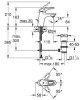 Bateria umywalkowa GROHE EUROSTYLE rozmiar S biała 33558LS3