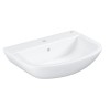 Umywalka GROHE BAU CERAMIC 65x47cm, z otworem, z przelewem biały 39420000