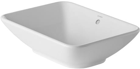 Umywalka nablatowa DURAVIT BACINO 55x42cm, biała WonderGliss 03345200001