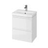 Zestaw: szafka z umywalką CERSANIT MODUO SLIM 50 biała S801-229