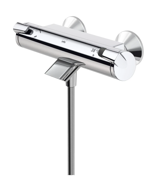 Bateria wannowa ORAS OPTIMA ścienna z termostatem chrom 7140U