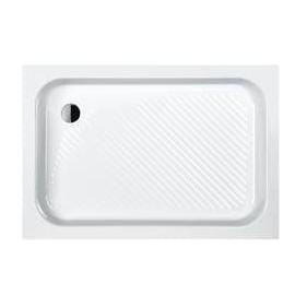 Brodzik prostokątny SANPLAST CLASSIC 80x90x15cm, akrylowy, biały 615010042001000