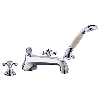 Bateria wannowa KLUDI ADLON 4 otworowa, chrom 515250520