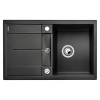 Zlewozmywak granitowy BLANCO METRA 45 S 78x50 cm, z korkiem aut., antracyt, PuraDur 513035