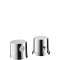 Bateria wannowa AXOR UNO 2 otworowa, el.zew., chrom 38480000