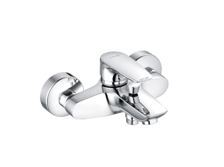 Bateria wannowa KLUDI PURE&SOLID ścienna, chrom  346810575