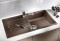 Zlewozmywak granitowy BLANCO ZIA XL 6 S 100x50 cm, z korkiem aut., kawowy, PuraDur 517567