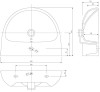 Umywalka KOŁO NOVA PRO 55x44cm biała M31155000