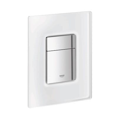Przycisk-spłukujący-GROHE-SKATE-COSMOPOLITAN-3-6-L-z-stop-szkło-białe-chrom-satin-da-vinci-38845MF0