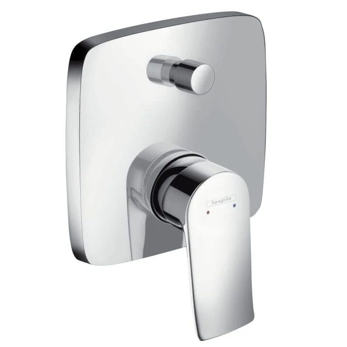 Bateria wannowa HANSGROHE METRIS E2 el. zewnętrzny, kwadratowa rozeta, chrom 31454000