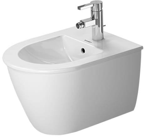 Bidet wiszący DURAVIT DARLING NEW Compact 48.5cm, biały 2256150000