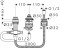 Zestaw podstawowy HANSGROHE do baterii 3 otworowej element wewnętrzny ( do 71313000 ) 13439180
