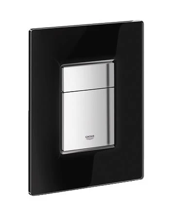 Przycisk-spłukujący-GROHE-SKATE-COSMOPOLITAN-3-6-L-z-stop-szkło-czarne-chrom-38845KS0