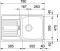 Zlewozmywak FRANKE EUROFORM EFN 614-78 78x47.5cm, stal gładka jedwab 101.0058.088