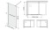 Scianka Wolnostojąca SANPLAST FREE LINE II 120cm. Szkło W0, Glass Protect, Srebrny Błyszczący  600261046042401