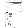 Bateria umywalkowa AXOR URQUIOLA chrom 11021000