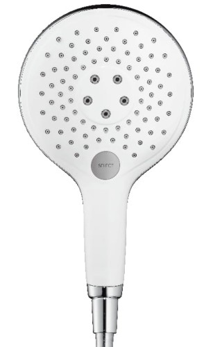 Słuchawka natryskowa HANSGROHE RAINDANCE SELECT 150 3Jet, 16 L/min., biały/chrom 28587400
