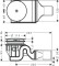 Syfon brodzikowy HANSGROHE RAINDRAIN 90 XXL 55l/min., kompletny, chrom 60067000