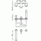 Bateria wannowa TRES MAX 3 otworowa, wylewka 25cm, chrom 6216102