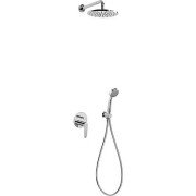 Komplet prysznicowy TRES FLAT podtynkowy z deszczownicą chrom 20418002